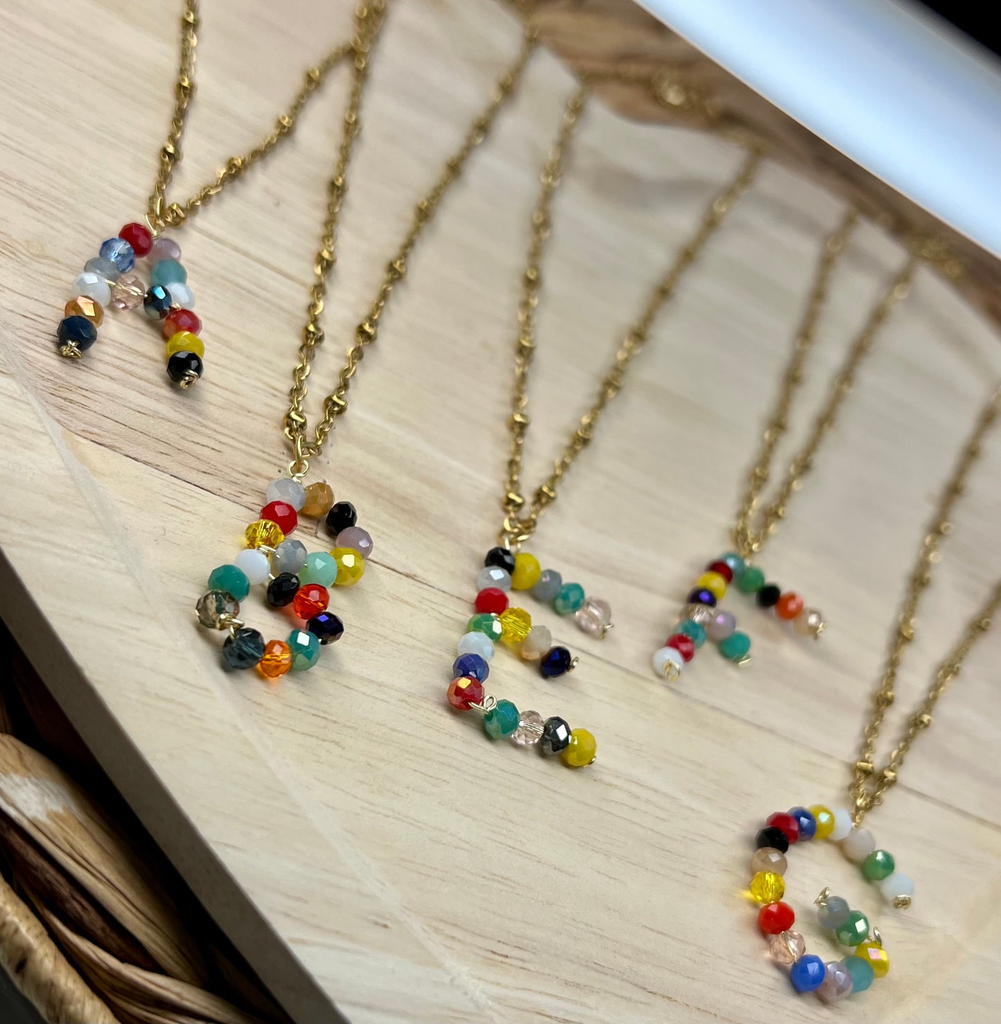 Letra Colores Necklace